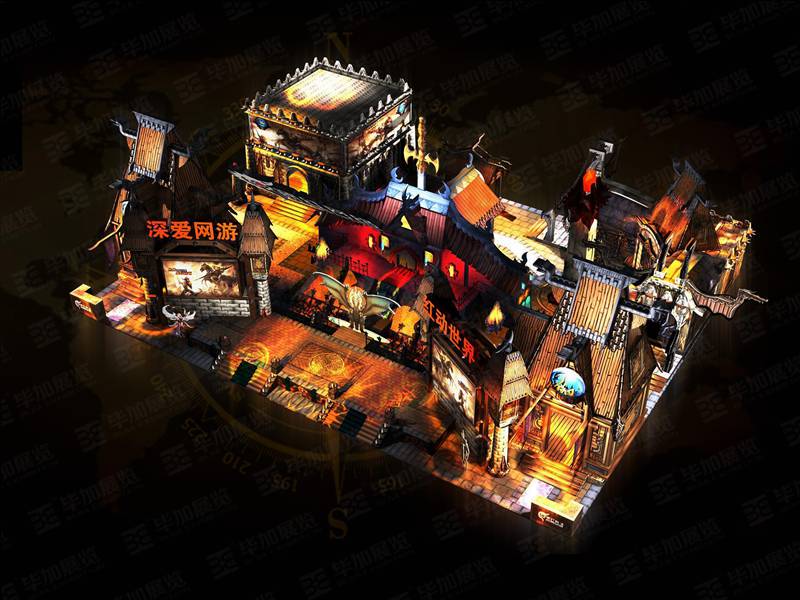 動(dòng)漫展展臺(tái)裝修 動(dòng)漫展展臺(tái)裝修