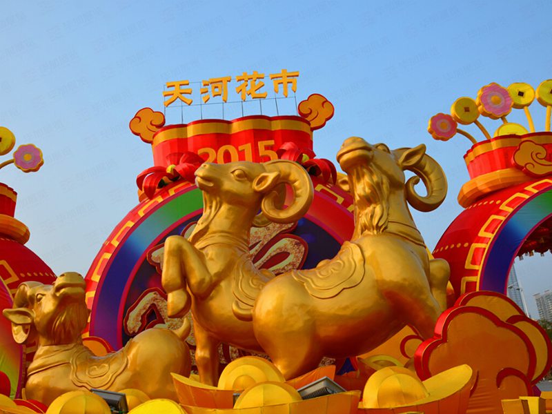 廣州天河迎春花市搭建 廣州天河迎春花市搭建