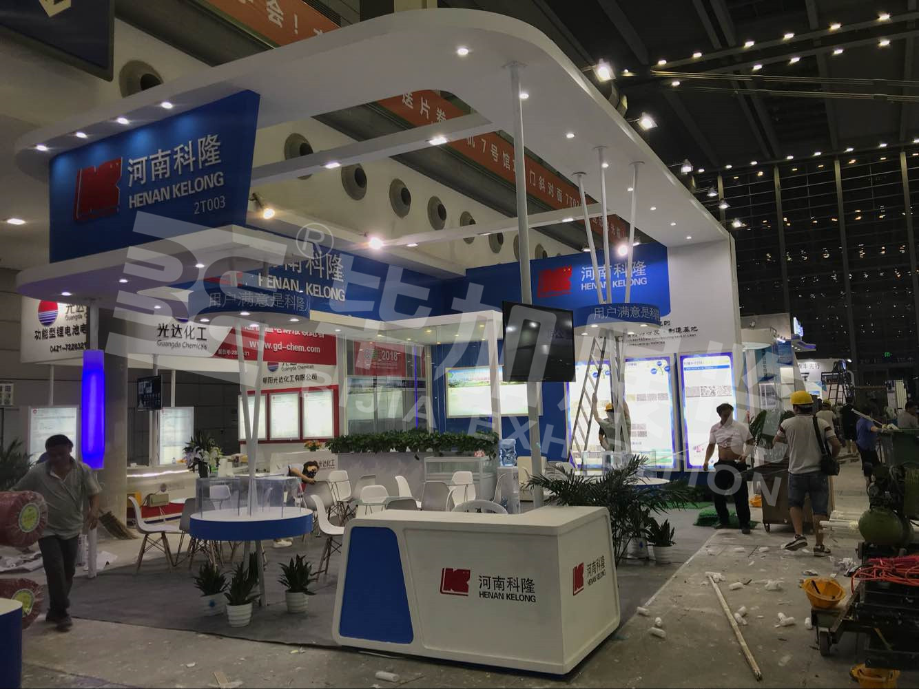 河南科隆—電池展展臺設計 河南科隆—電池展展臺設計