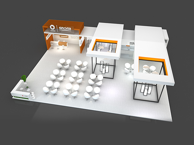 中材高新——陶瓷展展覽設計 中材高新——陶瓷展展覽設計