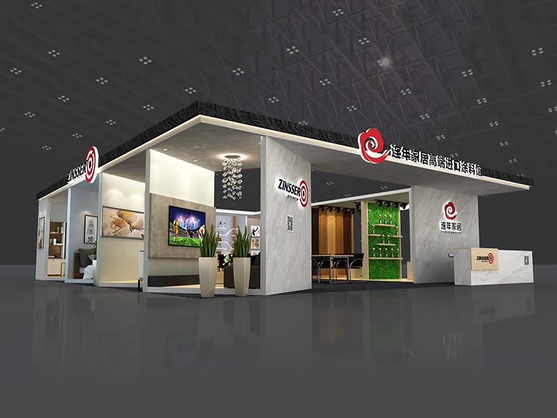 連年家居——涂料展設計搭建 連年家居——涂料展設計搭建