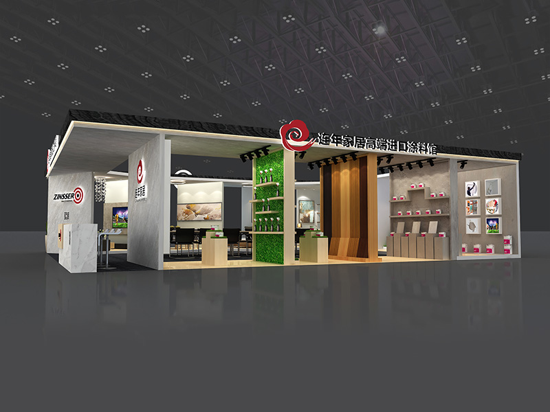 連年家居——涂料展設計搭建 連年家居——涂料展設計搭建