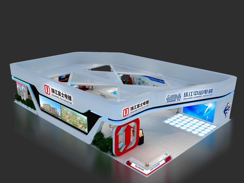 珠江富士電梯——電梯展展覽設(shè)計(jì) 珠江富士電梯——電梯展展覽設(shè)計(jì)