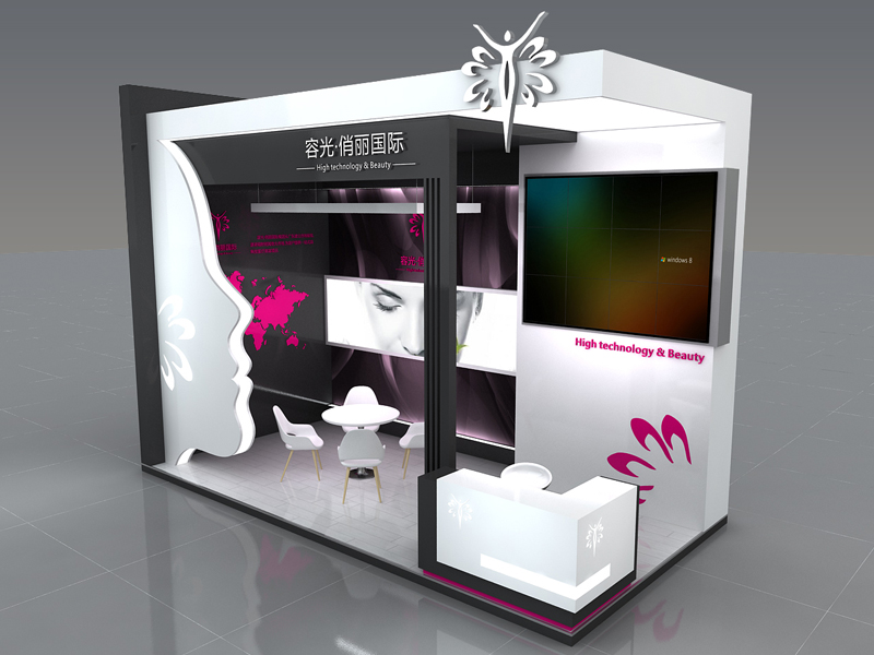 俏麗國(guó)際——化妝品展設(shè)計(jì)搭建 俏麗國(guó)際——化妝品展設(shè)計(jì)搭建