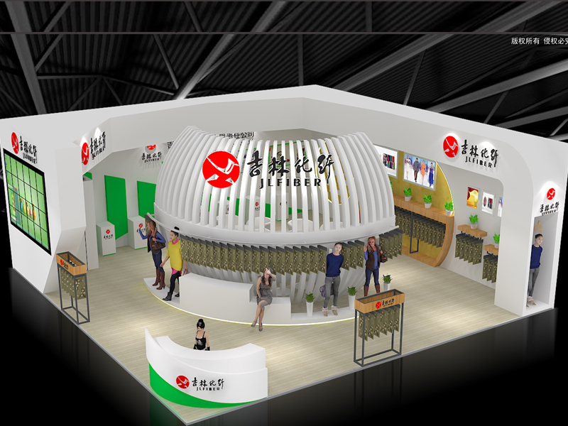吉林化纖——服裝展設計搭建 吉林化纖——服裝展設計搭建