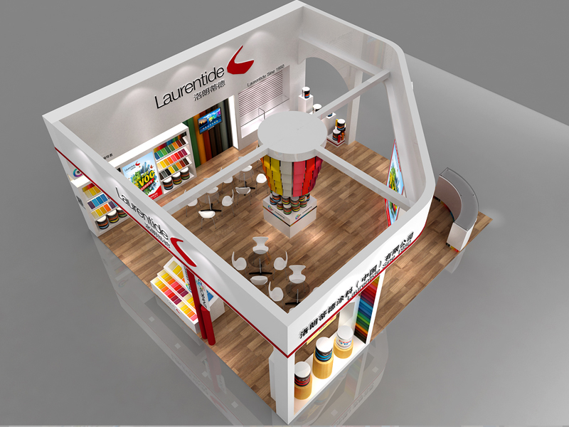 洛朗蒂德——涂料展設計搭建 洛朗蒂德——涂料展設計搭建