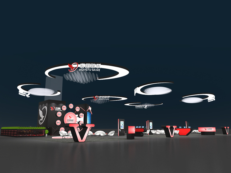 宏圖娛樂——游戲展臺(tái)設(shè)計(jì)搭建 宏圖娛樂——游戲展臺(tái)設(shè)計(jì)搭建